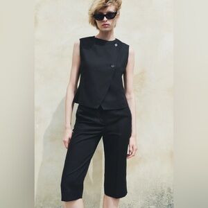 NWOT Zara Woman Collection Long Bermuda Shorts